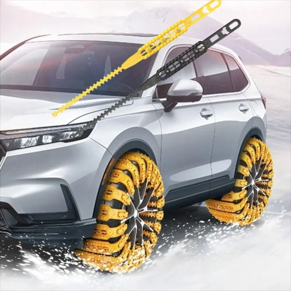 Car Tools Widen Car Snow Chain Plastic Thicken Auto Anti-skid Chain Reusable Wheel Tyre Anti-Slip Ties Winter
