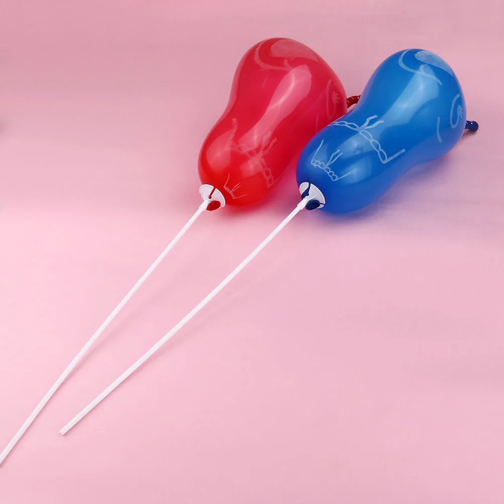 

250Pcs Balloon Stick Holders With Cups For Festivals And Parties High Quality Balloon Accessories White