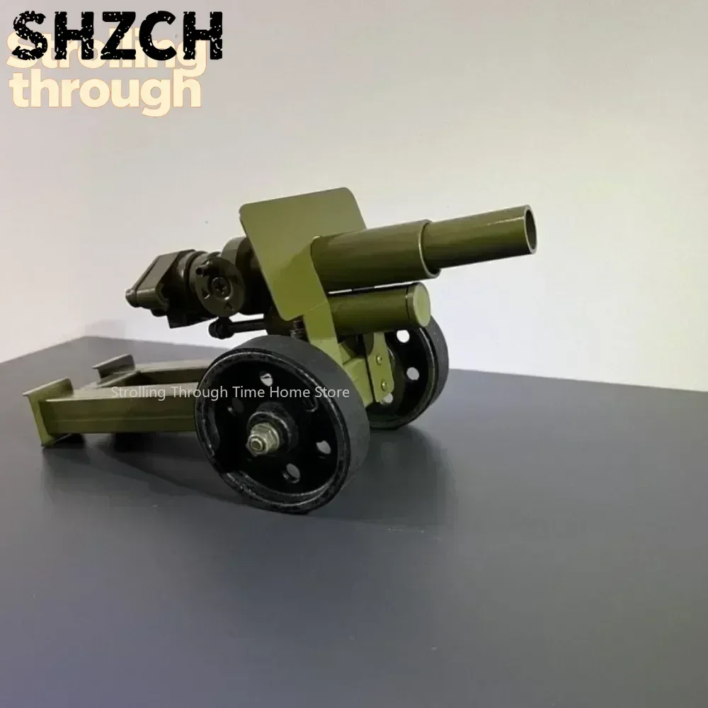 Italian Cannon Model Handicraft Ornament with Retractable Rebound Firecracker Artifact, Internet Celebrity