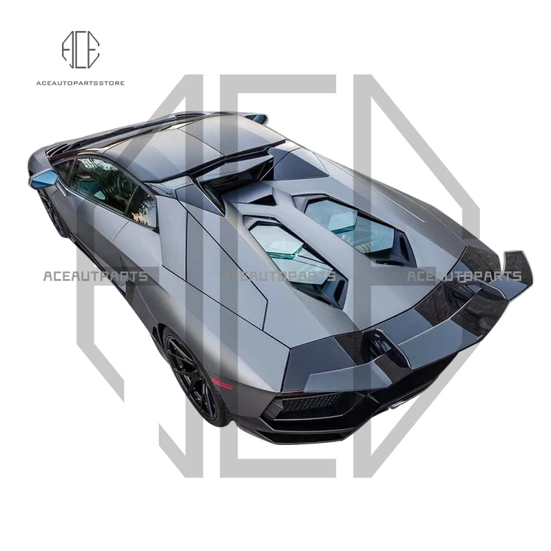 

Real Carbon Fiber Rear Spoiler For Lamborghini Aventador LP700 LP720 Trunk Wing New Arrival V Style