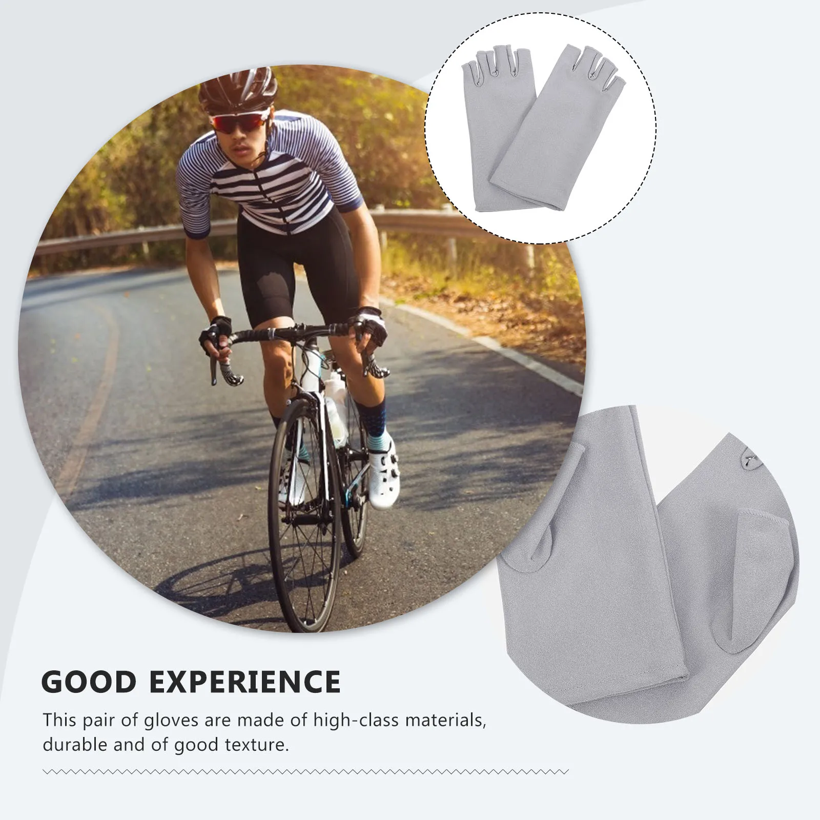 

1pcs 1 Pair Fingerless Gloves For Women Uv Sun Protection Half Finger Female Summer Driving Cycling Outdoor Fitness Breathable