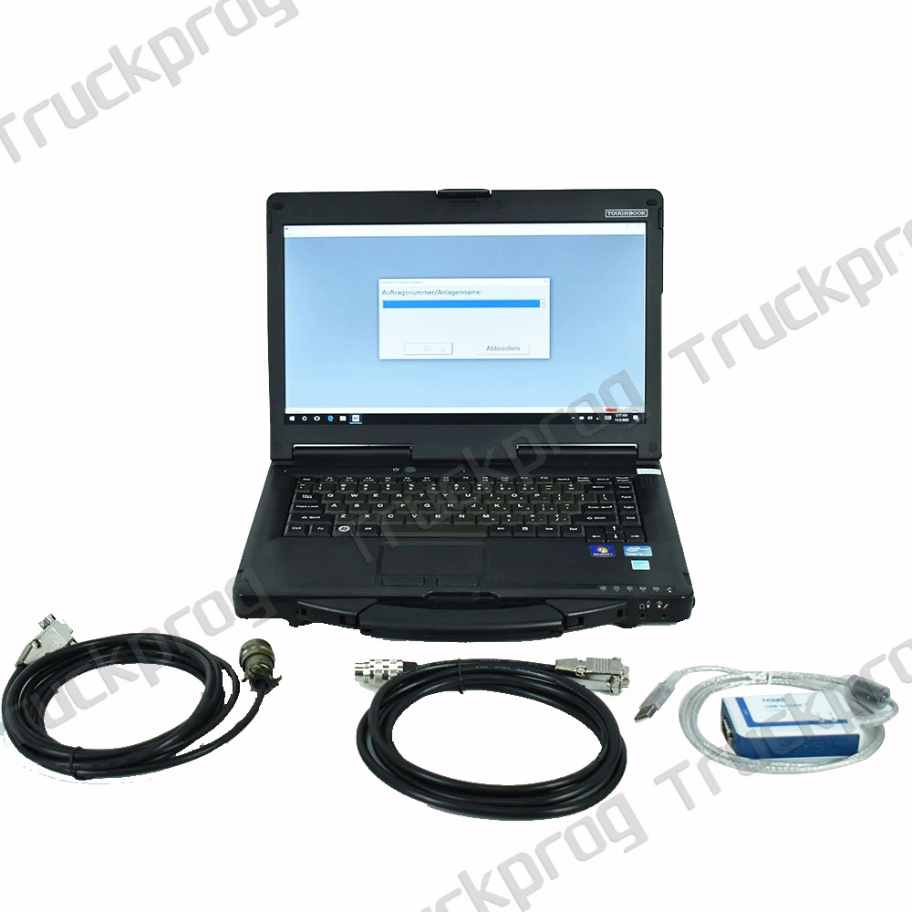 CF52 laptop+For MTU USB to CAN V2 COMPACT IXXAT Diagnostic tool MDEC ADEC Cable Diesel MTU DiaSys Truck Diagnostic tool