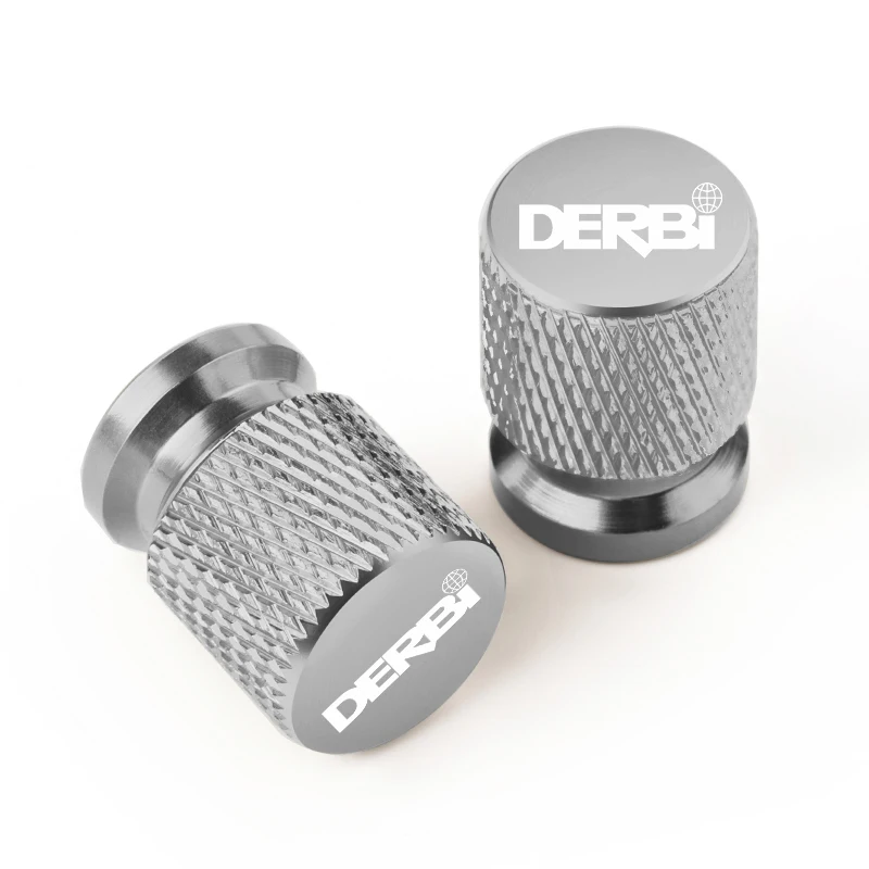 2 قطعة قبعات صمام الإطارات غطاء إطار العجلة CNC سبائك الألومنيوم ل DERBI EBE EBS D50B0 البديل SPORT R GPR اكسسوارات