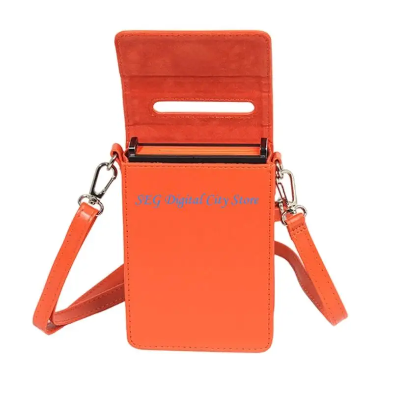 

U75B PU Shell Travel Case for Mini Link+ Printers Includes Storage Compartment And Battery Compatibility