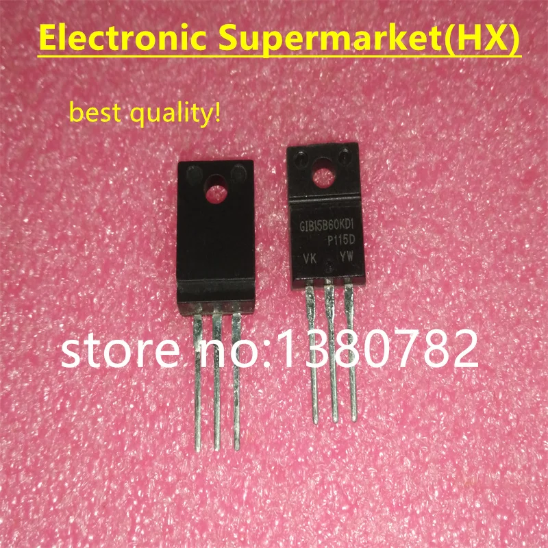 Free Shipping 50pcs/lots IRGIB15B60KD1 IRGIB15B60 GIB15B60KD1 TO-220 IC Best quality In Stcok!