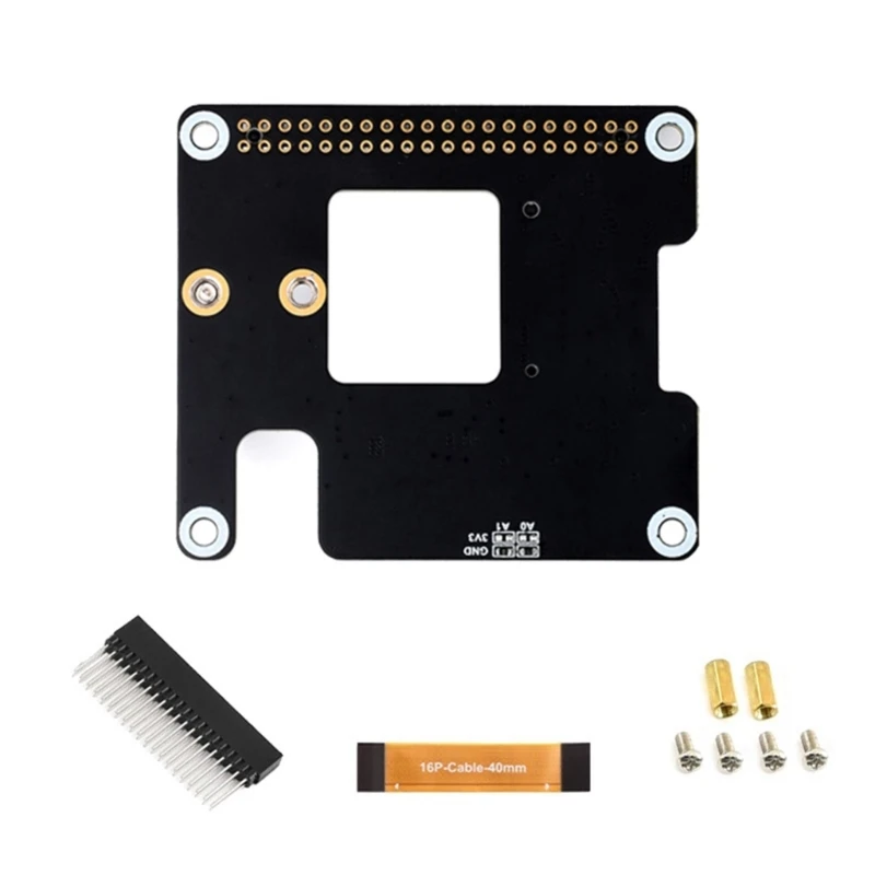 Per scheda espansione ad velocità RPi 5 PCIe a M.2 HAT NVME con cavo GPIO a 16 pin