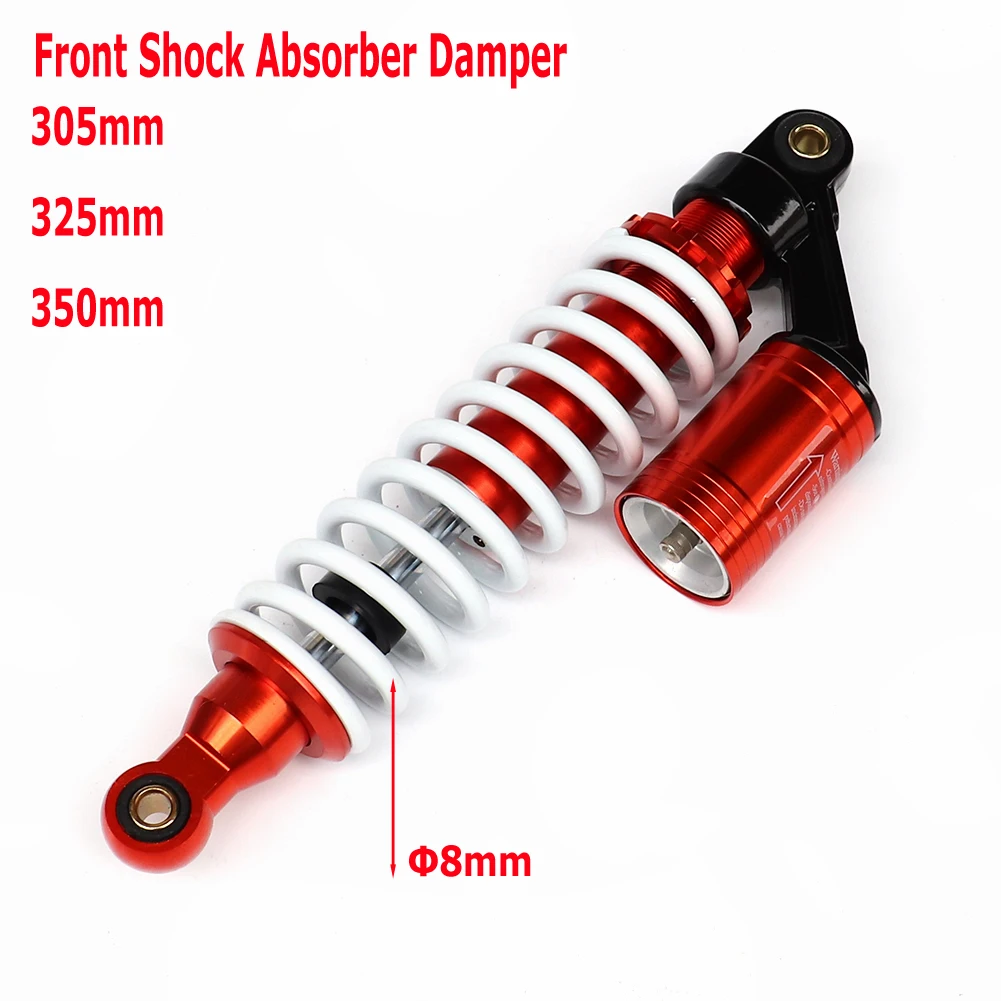 325mm 305mm 350mm Front Shock Absorber Damper Motorcycle Accessory Fits for ATV Honda Shock Absorber Struts Stainless Steel