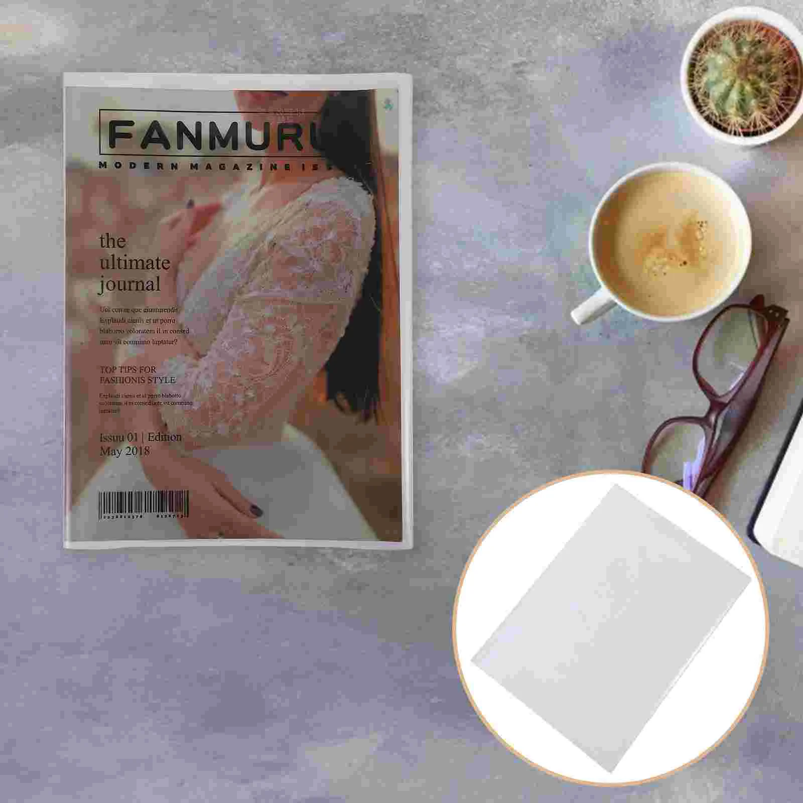 Clear Book Sleeve Cover Books Transparent Covers Supply Students Protection Tool