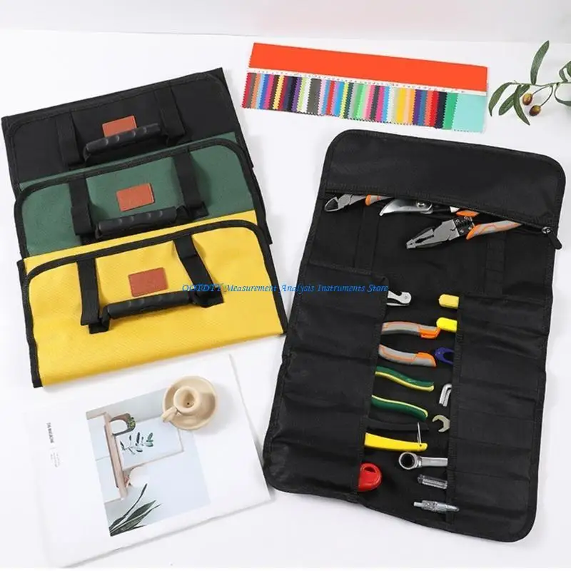 

367D сумка для инструментов в рулонах, сверхмощная маленькая сумка для инструментов, органайзер, сумки для хранения, ткань для