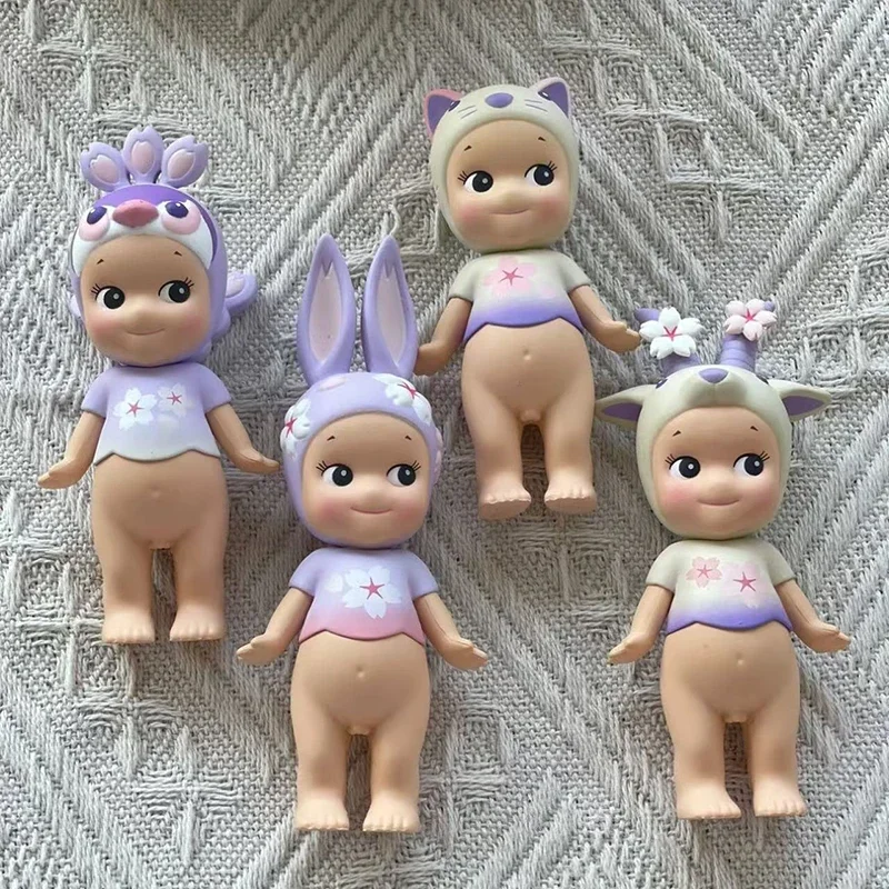 

Sonny Angel Cherry Blossom Series Night Version Blind Box Guess Bag Desktop Decoration Blind Bag Toys Anime Figure Cute Model