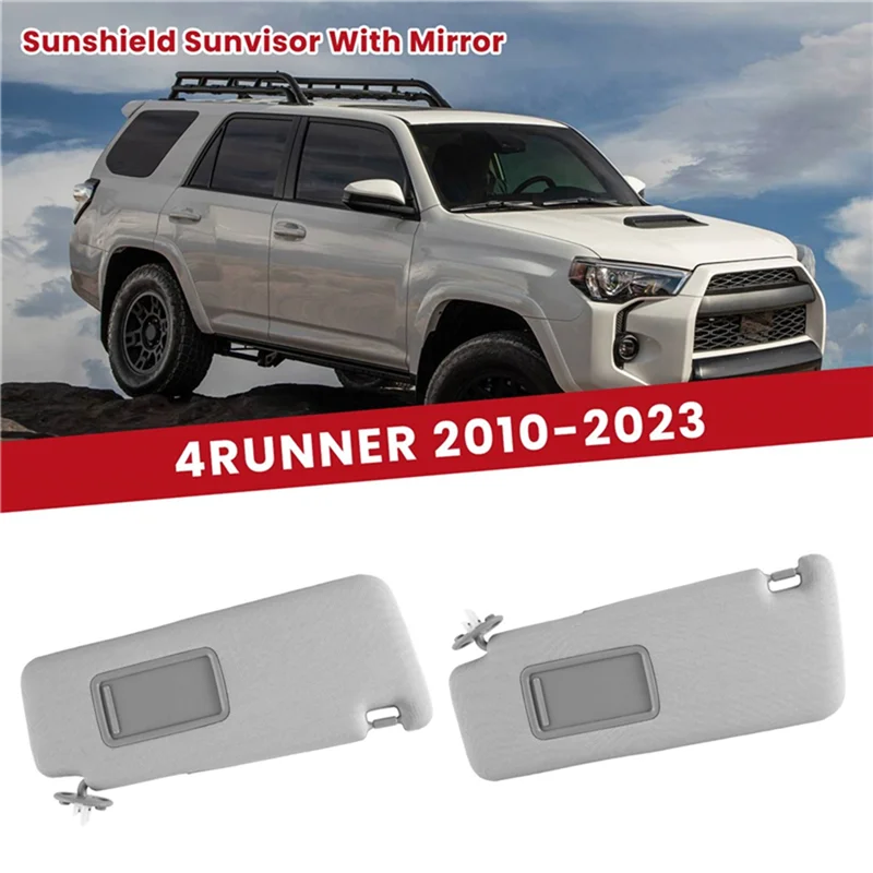 

NEW-Car Sun Visor With Make-Up Mirror Car Sun Visors Shades Sunvisors Vanity Mirror 74310-35B01-B1 7431035B01B1 74310-35B00-B1 R