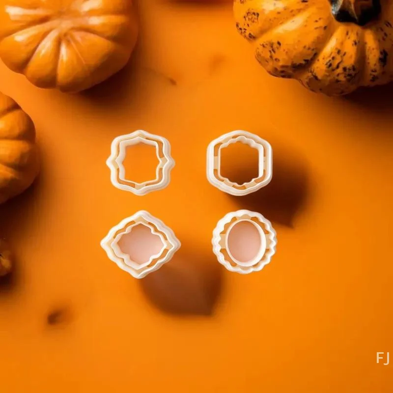 [YU]Frame Shape Polym Er Clay Cutters Embossing Clay Cutters For Earrings Jewelry Making DIY Hand Tools