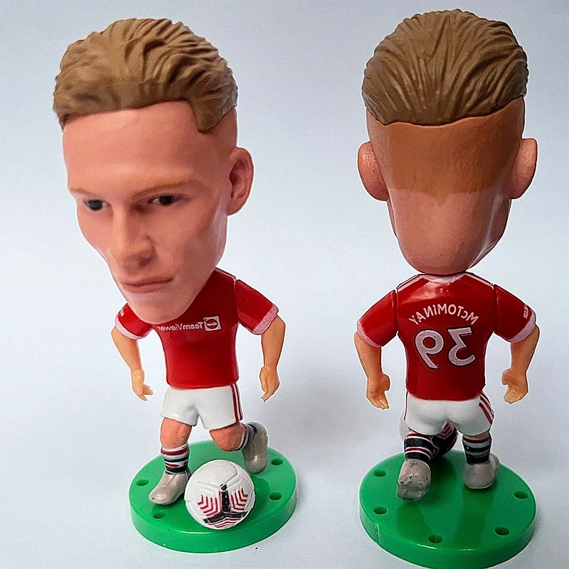 Red Soccer Star 6.5cm Fans Gifts Mini Football Figure Toys