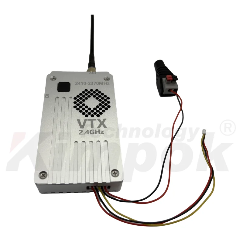 2.4G 2W UAV ビデオ送信機および受信機 8CH 長距離ドローン FPV ドローン VTX VRX AV 送信機