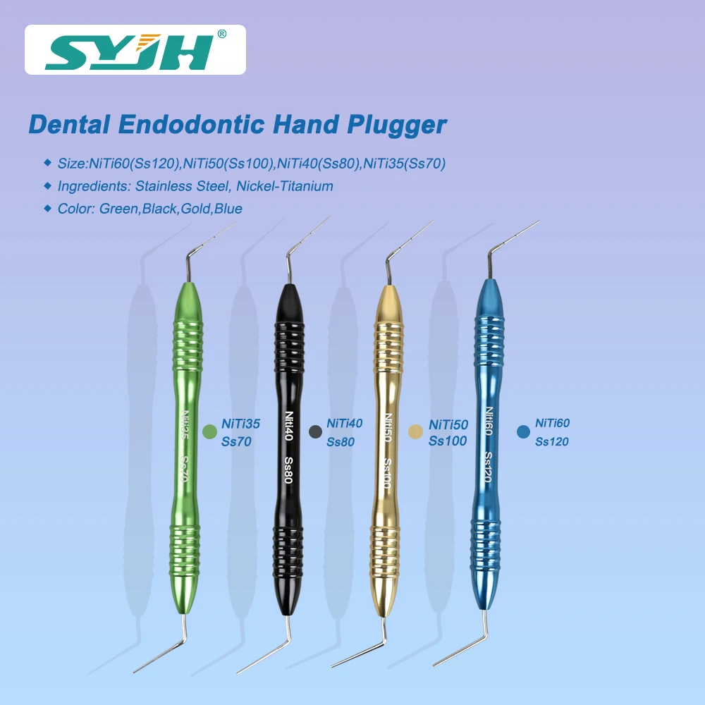 

Niti Oral Root Canal Filler Pressurizer Dental Endodontic Hand Plugger for Gutta Percha Filler Vertical Pressure Instrument Tool