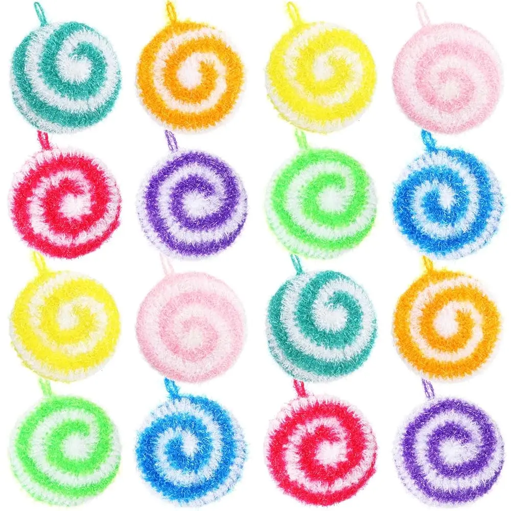 

Набор из 12 многоразовых кухонных губок для мытья посуды, не царапающих поверхности, для домашней уборки