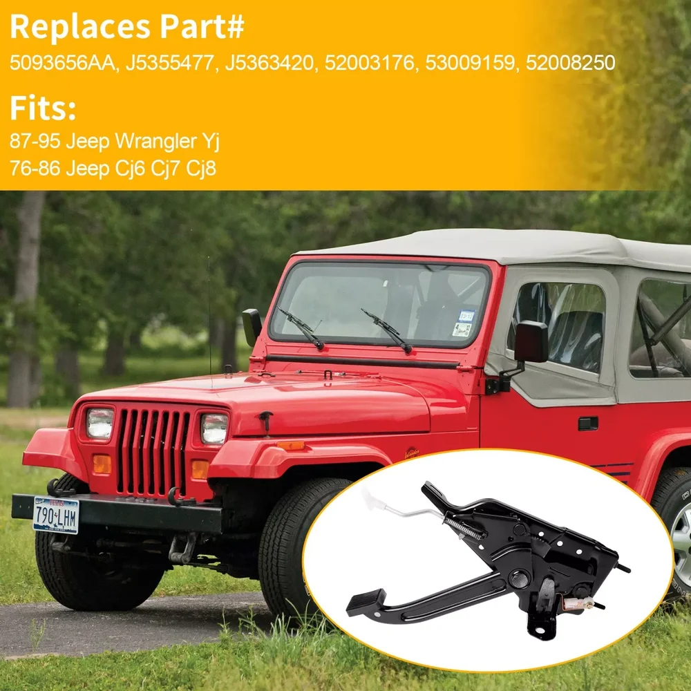 5093656AA J5355477 J5363420 駐車緊急ブレーキペダルアセンブリ 1987-1995 ジープラングラー YJ