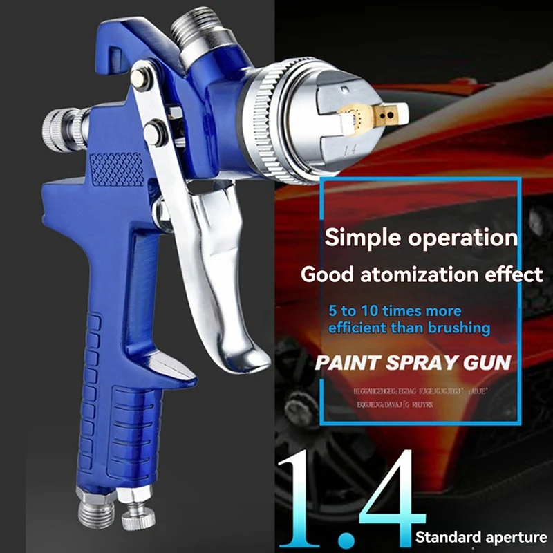 AC17-Nozzle Spray Gun HVLP Pneumatic Paint Spray Gun Car Air Instrument Pneumatic Gun
