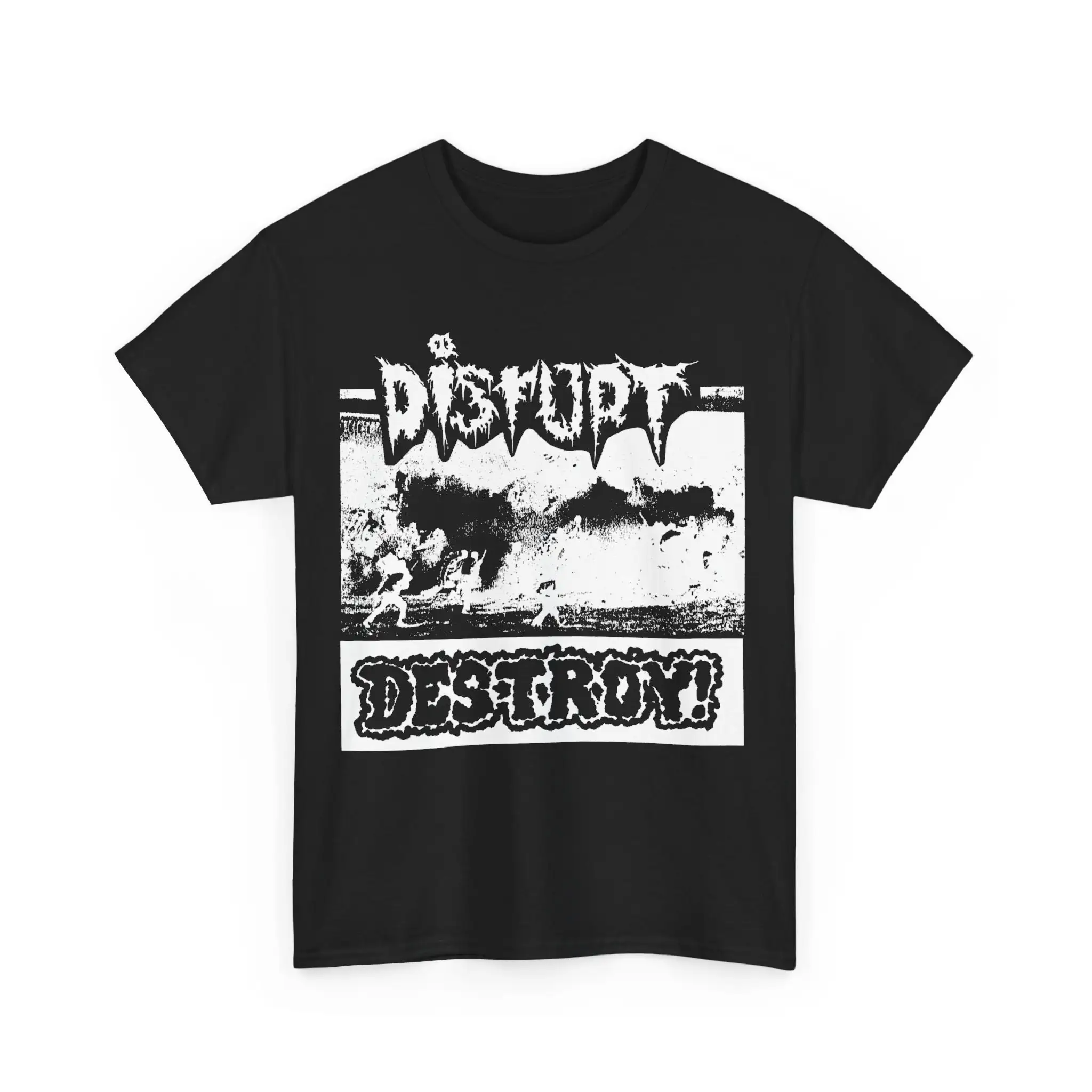 Disrupt T Shirt Destroy Crust Hardcore 5 colors