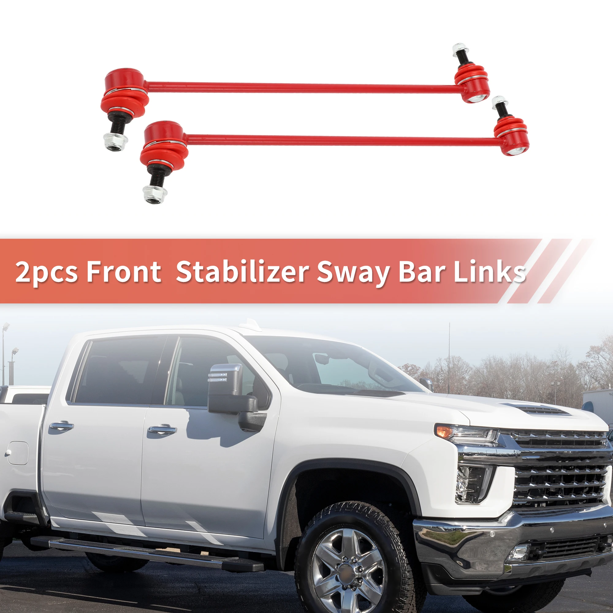 UXCELL 2 peças de kit de ligação estabilizadora de barra estabilizadora frontal para relé Saturn 05-07 No.K80852