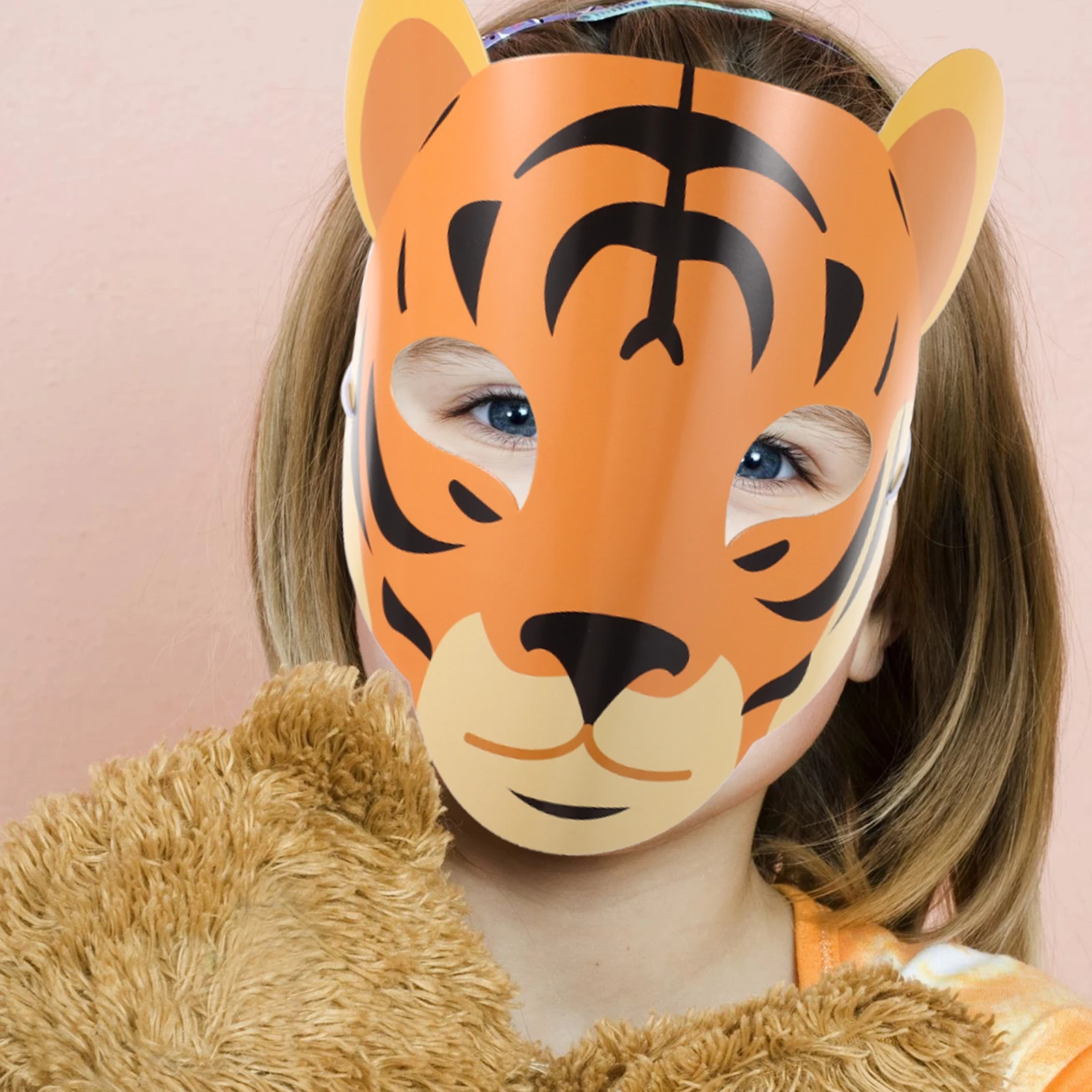

15 Pcs Animal Masks Performance Props Head Paper Birthday Party Decorations