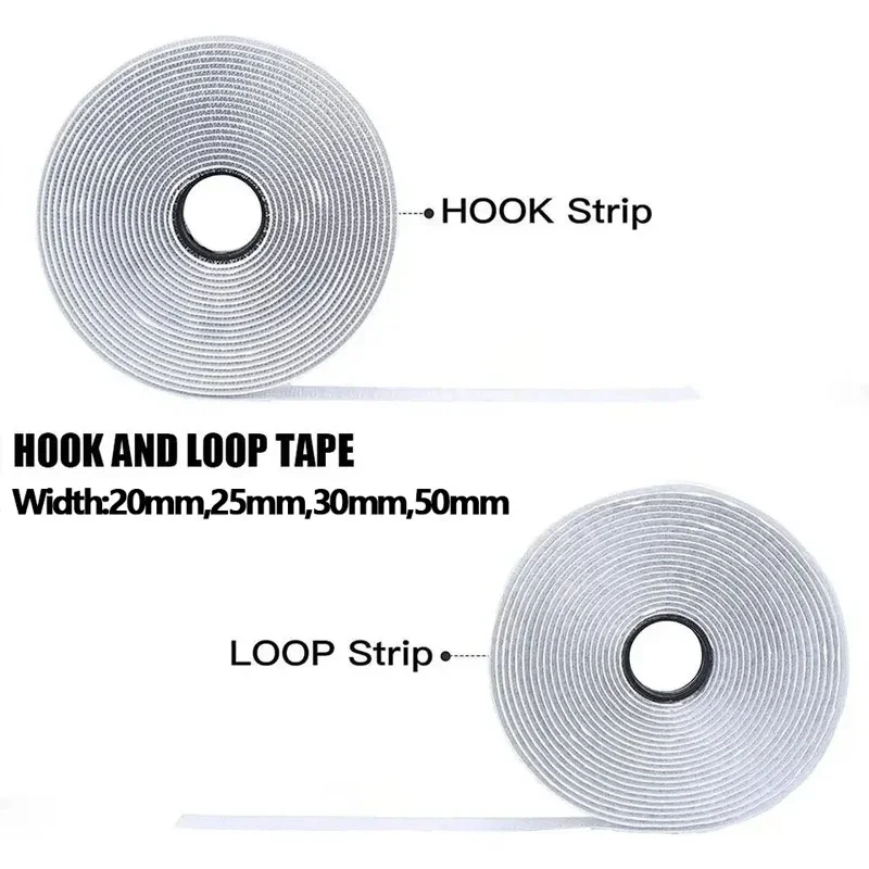 1-10M Velcros Tape Self-Adhesive Hook And Loop Fastener House Diy Belcro Magic Tap Auto Self Adhesive Strong Glue Strip Strap