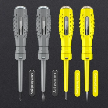 Penna tester di tensione digitale AC Test di induzione senza contatto Matita Voltmetro Rilevatore di potenza Indicatore cacciavite elettrico