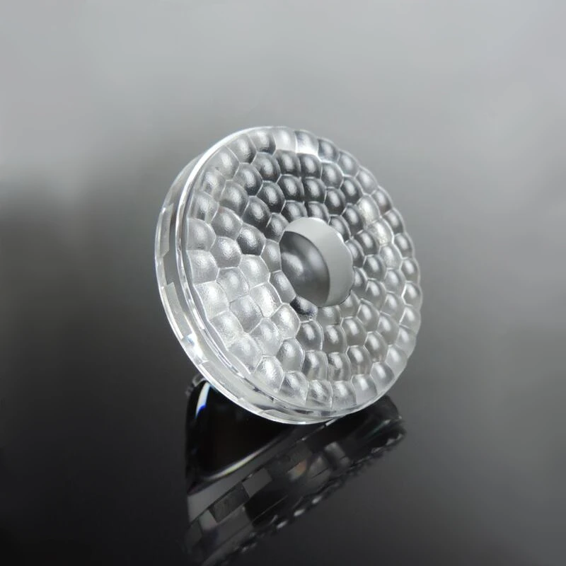 #HCTI-45 High quality Led Optical Lens, Bead lens, Size 45X30.4mm, 22 degree Bead surface, PMMA materials