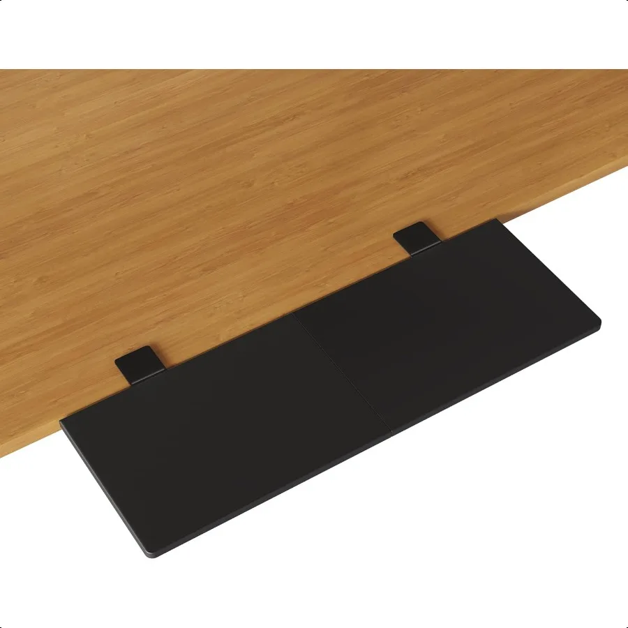 

Ergonomics Desk Extender Tray 27.2x9.5 Inch Table Mount Arm Rest Shelf 90 Foldable Keyboard Tray Platform Clamp on Computer Arm