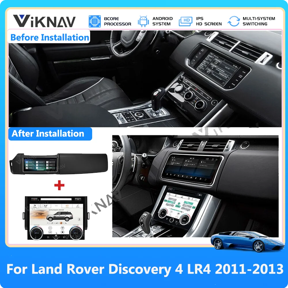 

Автомагнитола Viknav на Android для Land Rover Range Rover Sport L494 2013-2017, обновленная, CarPlay, GPS-навигация, мультимедийный плеер