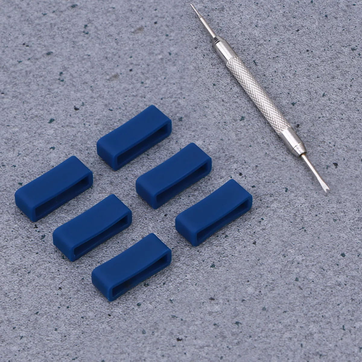 

6 PCS Silicone Band Strap Retainer Repair Tool Kit Replacement for Worn Watch Accessories Rubber Band Holders