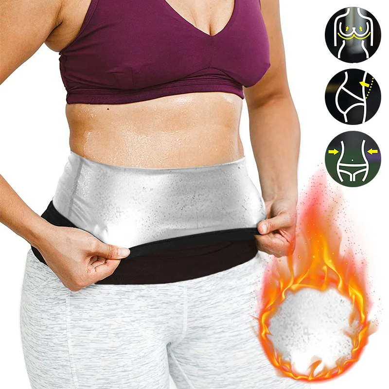 Women's Sauna Sweat Waist Trainer Trimmer for adult Fat Workout Weight Loss Slimming Shaper Sports Workout Corsets