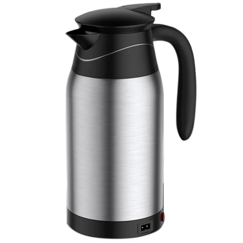 

180W 24V Electric Heating Cup Kettle Stainless Steel Water Heater Bottle for Tea Coffee Drinking Travel Car Truck