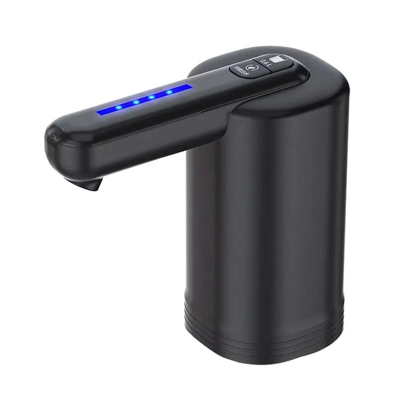Water Dispenser For 5 Gallon Bottle, Universal 2-Motor Faster Pumping Water Pump, Portable USB Charging Black Easy To Use-New