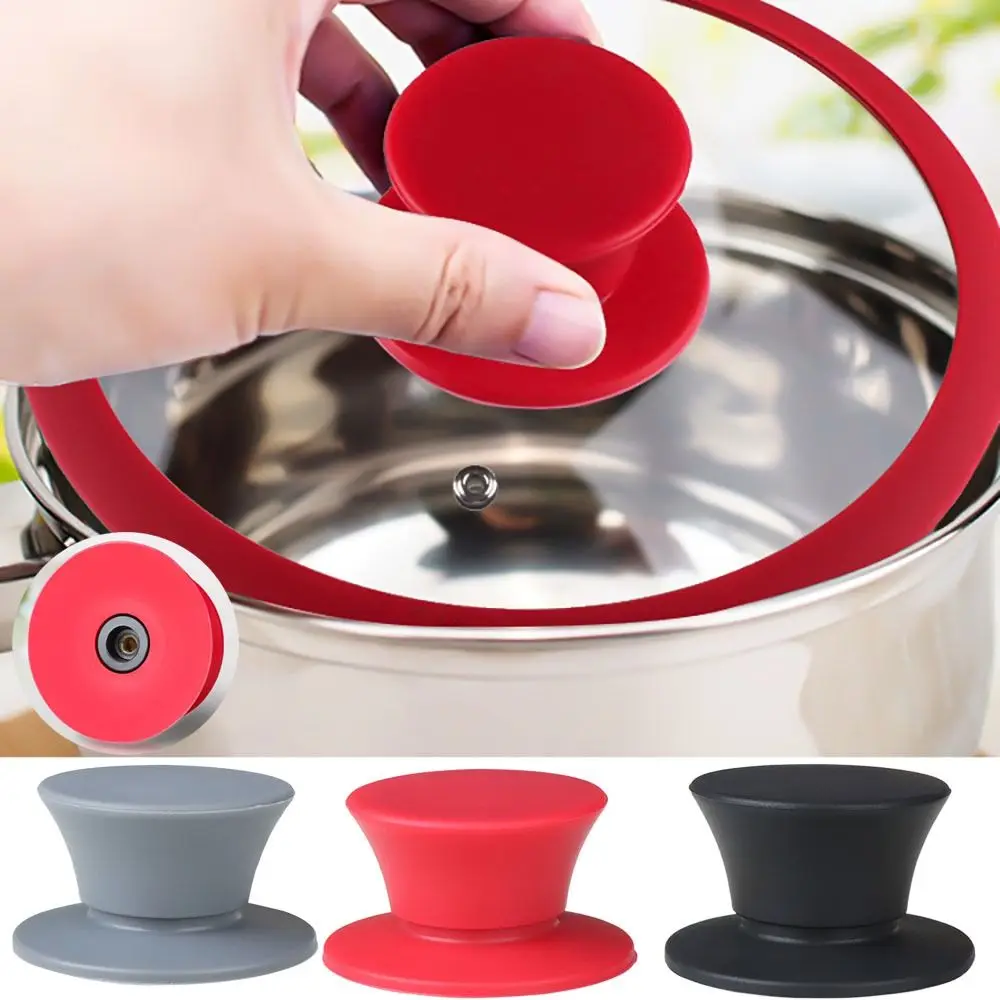 

Silicone Pot Lid Knob Handle Replacement Universal Cookware Cover Knobs Kitchenware Accessories Insulated Pot Cover Cap