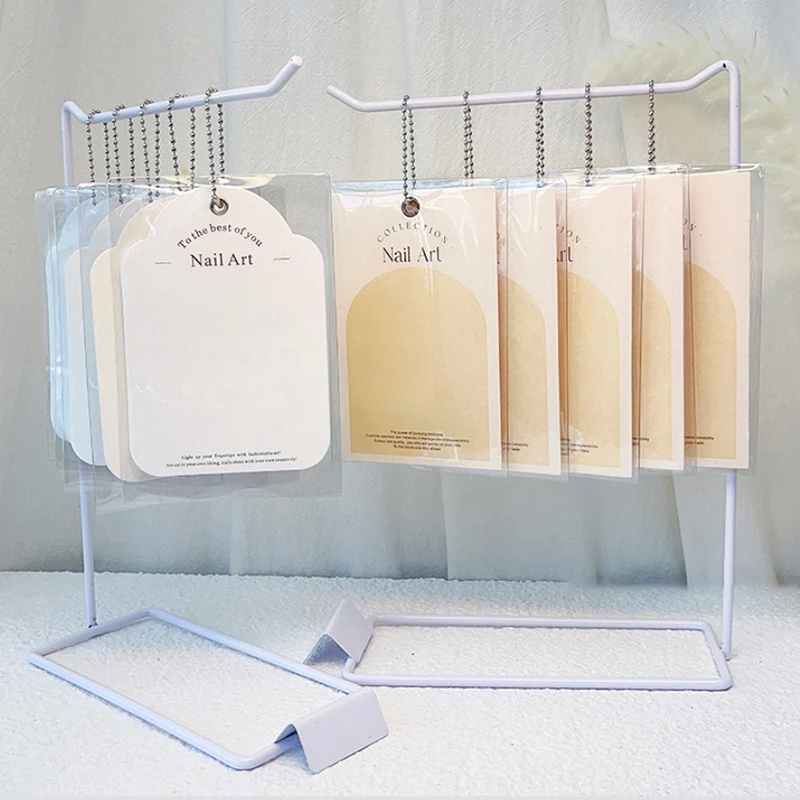 مسمار الأشعة فوق البنفسجية هلام اللون عرض حلقة معدنية أظافر صناعية نصائح ممارسة جولة الاكريليك مسمار الطباعة لوحة واضحة بطاقة عرض مانيكير