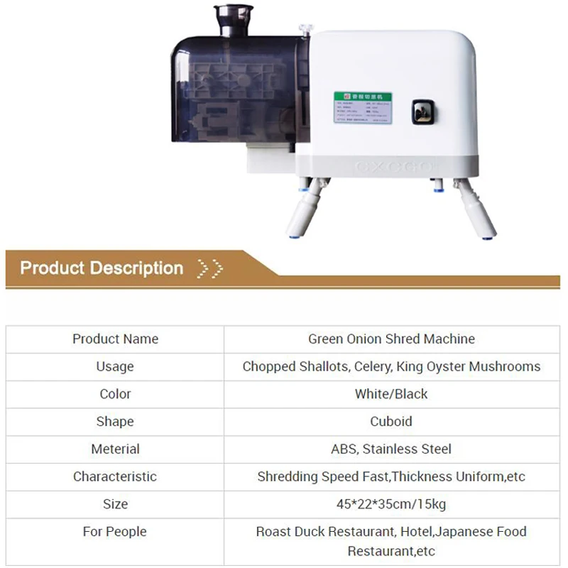 Automatic Vegetable Cutting Machine Commercial Potato Radish Slicer Shredded Pepper Sliced Green Onion Leek Cutting Machine