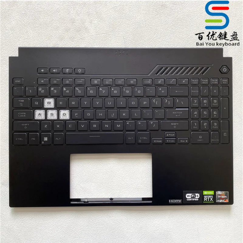 New US English Laptop Keyboard With Backlight For Asus TUF Gaming 8 F15 FX507 FA507 FA507II FX507H FX517 Section 2022 Keyboard