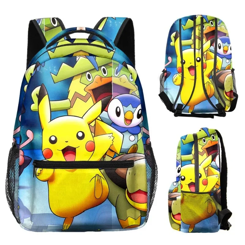 Kawaii plecaki Anime rysunek Pikachu Pikachu dziewczyna chłopcy plecak torby szkolne dla dzieci Cartoon plecak do przedszkola