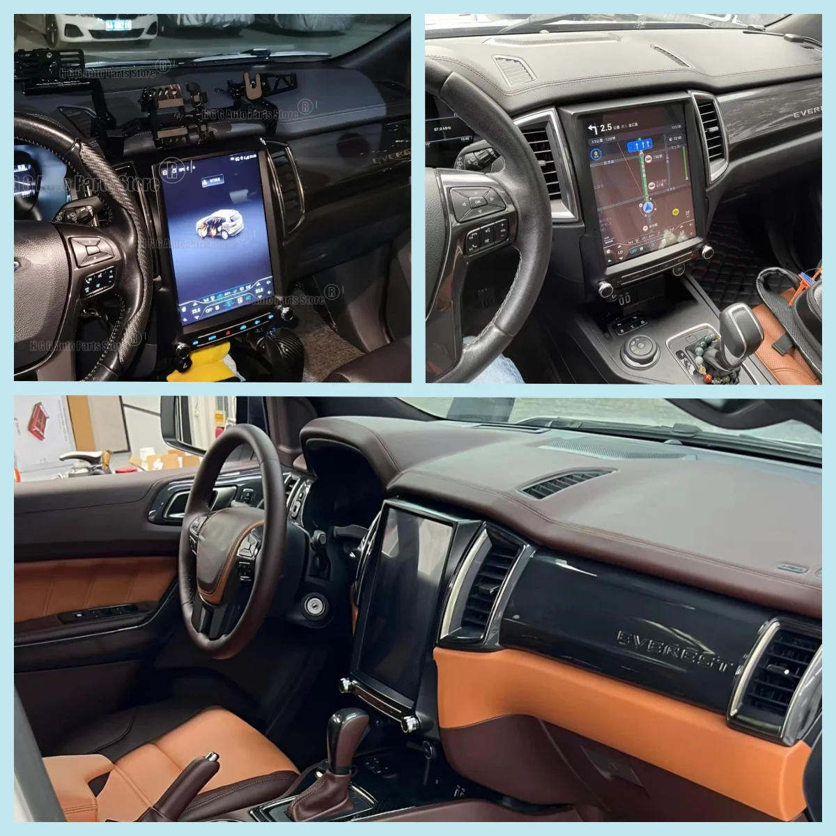 MZ Touch screen Android 14 Car stereo FOR Ford Ranger Everest 2016-2021 Car Radio 12.1
