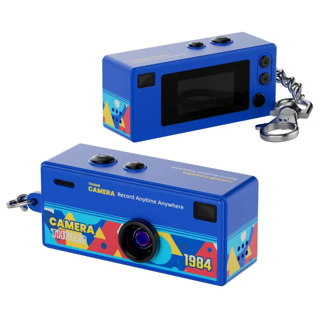 Neue Retro Mini Digitalkamera 1080P Schlüsselanhänger-Camcorder 0,96 Zoll Display Speicherkarten-Unterstützung mit Blitz