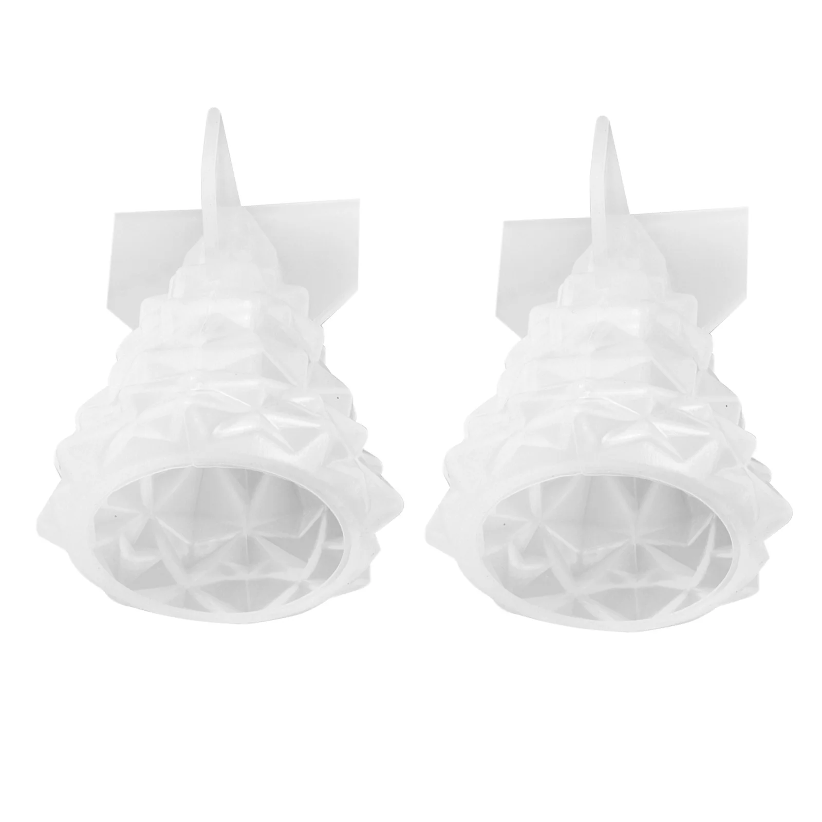 

2pcs Christmas Tree Silicone Mold Mini Tree Shaped Craft Mould For Diy Ornament Making Holiday Decoration Resin Art Crafting