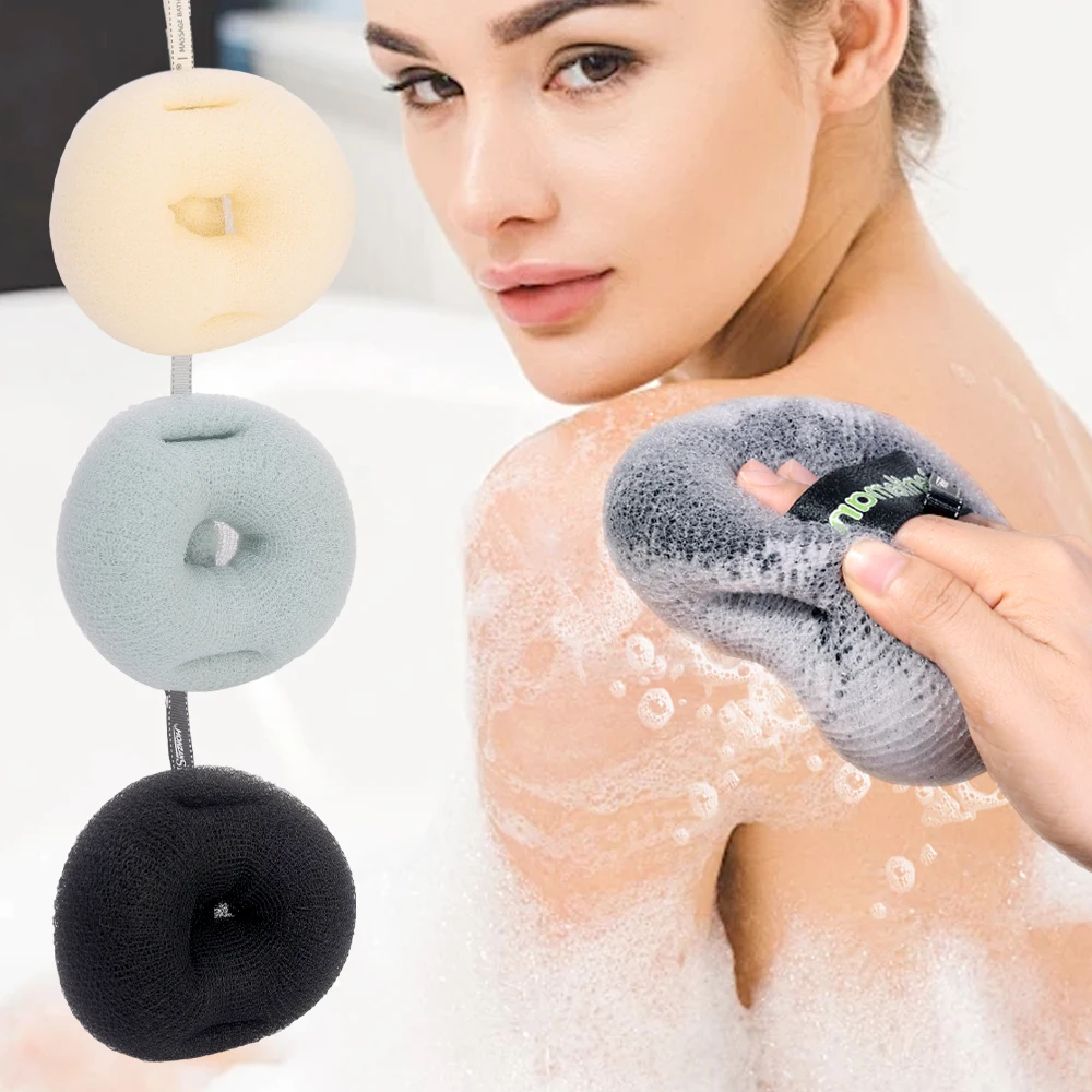 Deep Cleansing Sunflower Bath Ball Super Soft Skin-Friendly Material Exfoliating Bath Sponge Cleaning Brush Shower Loofah Sponge