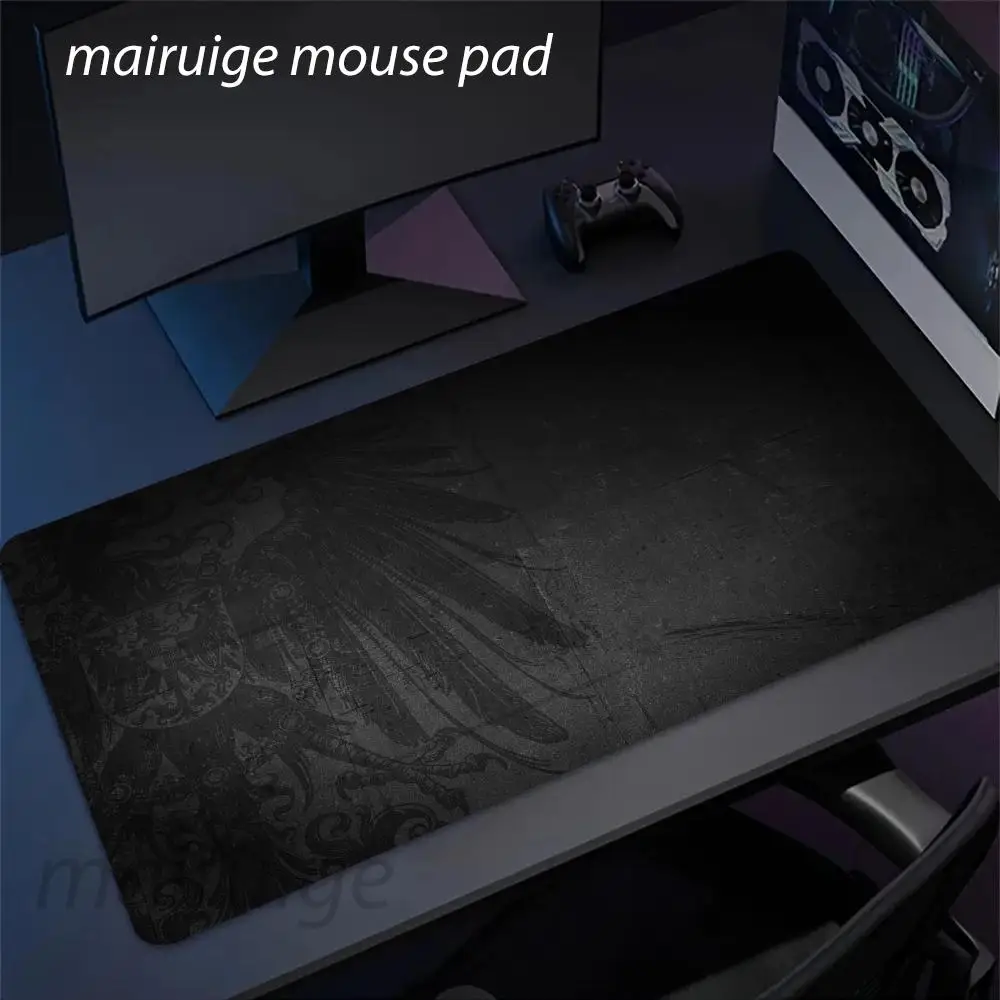 Knight Crest Eagle Mouse Pad Large Computer Office Game Table Mats XXL Rubber Anti-slip Gaming Keyboard Mousepads Long Desk Pads