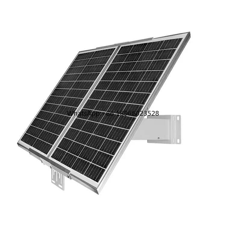 Factory wholesale 80W Solar energy system with Battery kit IP66 Waterproof for CCTV camera Solar panel