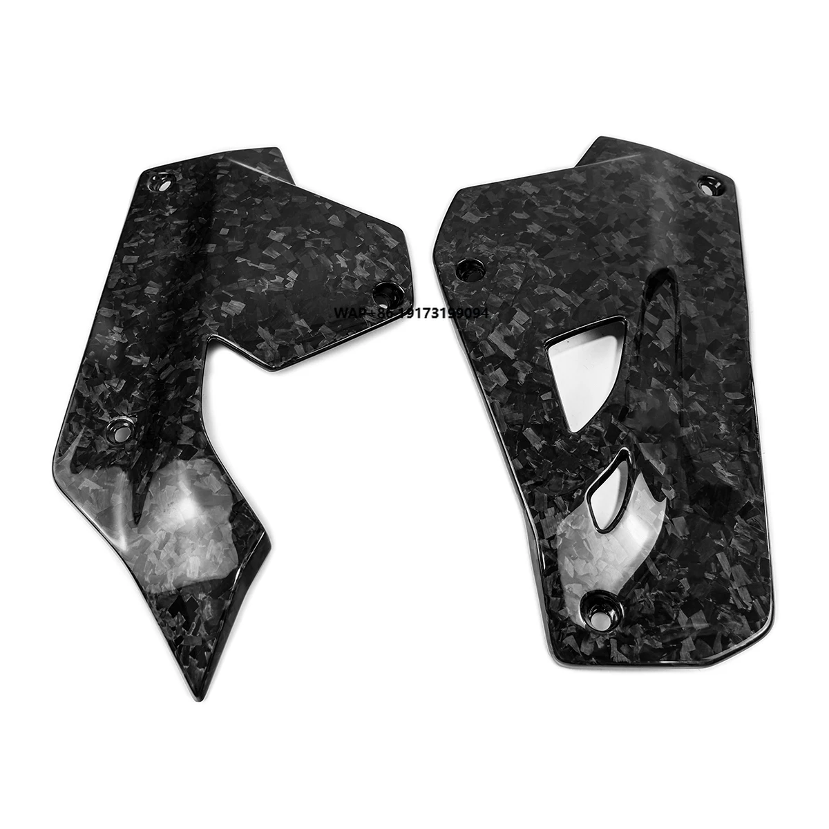 

Motorcycle Accessories Lower Spoiler Carbon Fiber 3K Twill Glossy Black Fit for S1000xr Models