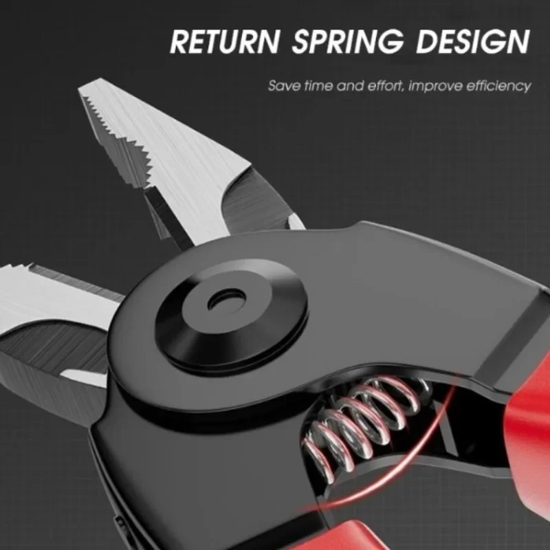 Multifunctional Pliers Stripping Cutting Crimping Wire Stripper Replaceable Head For Electricians Special Repair Tool KIT