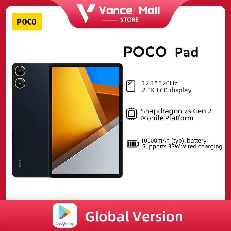 World Premiere Global Version POCO Pad Tablet 12.1