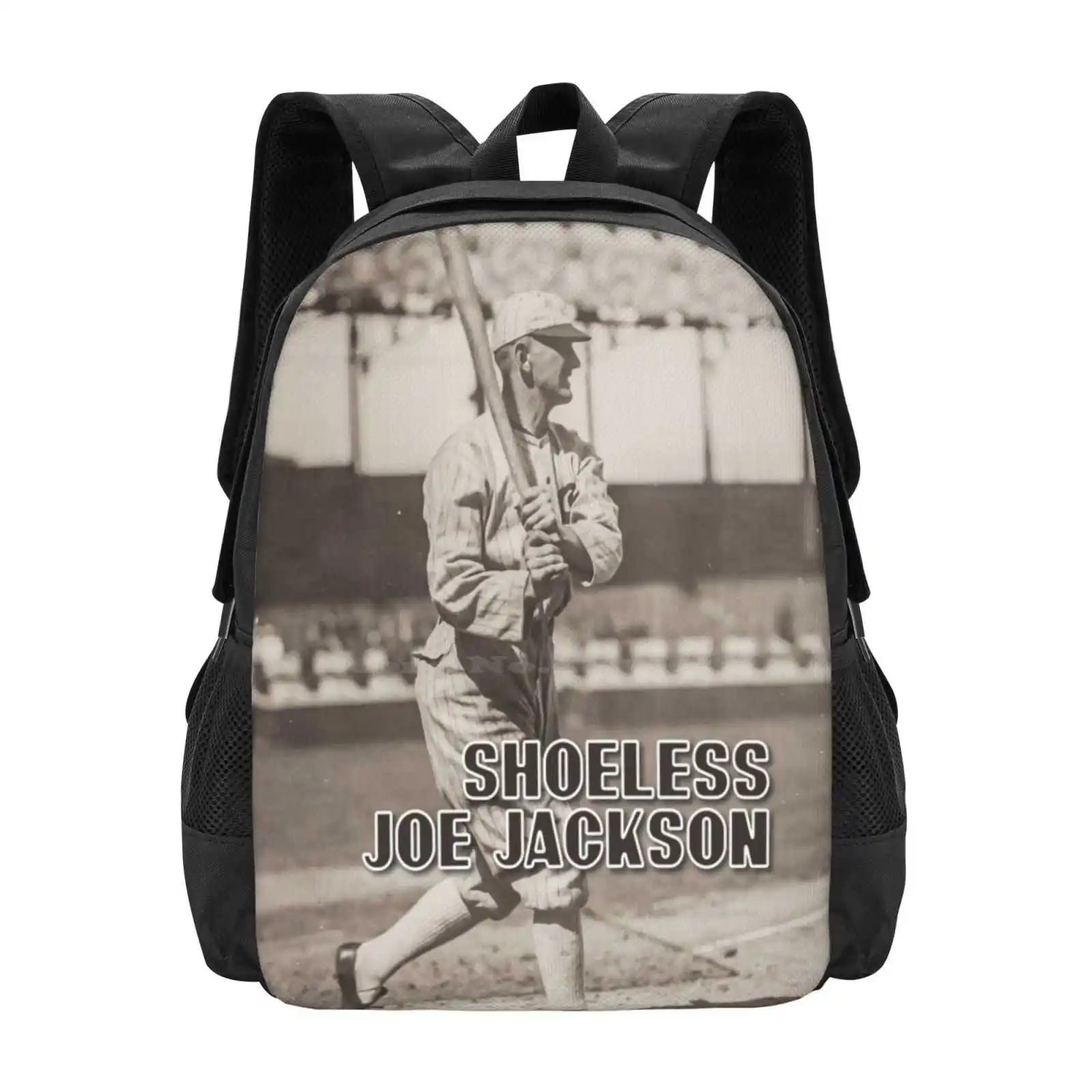 Shoeless Joe Jackson Hot Sale Schoolbag Backpack Fashion Bags Shoeless Joe Jackson Baseball Legend