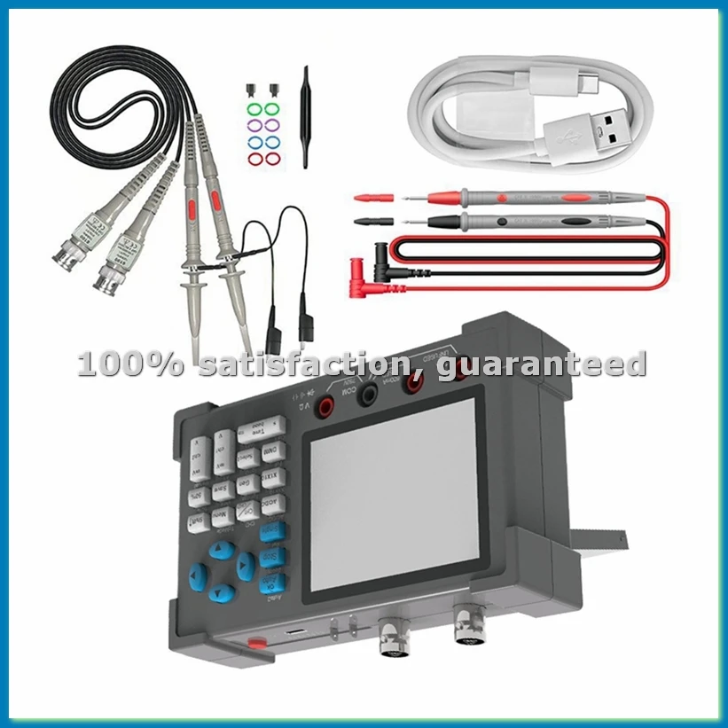 3in1 Multi-Function Digital Oscilloscope Dual Channel 250MSa/S Sampling Rate 3.2inch IPS Display-A27I